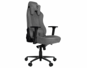 AROZZI herní židle VERNAZZA Soft Fabric Ash/ povrch Elastron/ popelavá