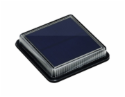 IMMAX TERRACE venkovní solární LED osvětlení/ 1,5W/ 30lm/ IP68/ 110x110x22mm/ černá