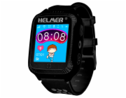HELMER dětské hodinky LK 707 s GPS lokátorem/ dotykový display/ IP54/ micro SIM/ kompatibilní s Android a iOS/ černé