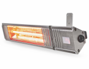 Nedis HTPA30ESS - Ohřívač terasy | 2000 W | 9 Nastavení Teploty | Na zeď | IP65 | Hliník
