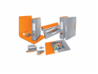 LEITZ Set mini sešívačky a děrovačky  UrbanChic, tmavě šedá