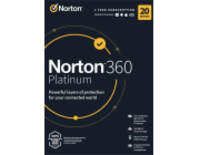Norton 360 PLATINUM 100GB 1 uživatel 20 lic. 1 rok (21428036) NORTON 360 PLATINUM 100GB +VPN 1 uživatel pro 20 zařízení na 1 rok ESD