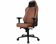 AROZZI herní židle PRIMO Full Premium Leather Brown/ 100% přírodní italská kůže/ hnědá