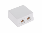 Předplatitelská zásuvka komp.x2 CAT.6