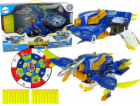 Import Leantoys Dinobots 2in1 Dinosaur Pistol pro modré š...
