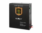 Zdroj záložní KEMOT PROsinus-1000 12V 230V 1000VA 700W Black nástěnný