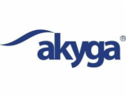 Akyga AK-USB-39 USB 2.0, USB C vidlice, z obou stran, niklovaný, 0,5m, bílý Akyga kabel USB 2.0 type C 60W, 50cm bílá