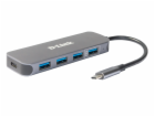 D-Link DUB-2340 USB-C to 4-Port USB 3.0 Hub