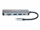 D-Link DUB-2325 USB-C Hub with SD/microSD Card Reader, 2x...