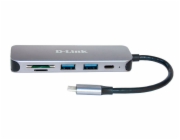 D-Link DUB-2325 USB-C Hub with SD/microSD Card Reader, 2x USB3.0