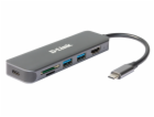 D-Link DUB-2327 USB-C Hub with HDMI and SD/microSD Card R...