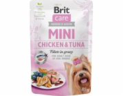 Brit Care Adult Mini kuřecí filety z tuňáka v omáčce kuře s tuňákem v omáčce 85 g