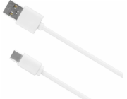 USB kabel Kruger & Matz USB-A-USB-C 0,8 m bílý (KM0363)