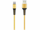 Denmen USB-A - USB-C USB kabel 1 m zlatý (29358)