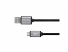 Kabel KRUGER & MATZ KM1236 USB/micro USB 1,8m Black