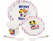 Mickey Mouse - Velká sada nádobí do mikrovlnné trouby (5 ks) univerzální