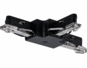 Paulmann URail Pevný T-konektor Matt Black 230V plast/kov