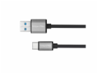 Kabel KRUGER & MATZ KM1244 Basic USB 3.0/USB-C 1m Black