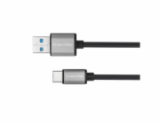 Kabel KRUGER & MATZ KM1244 Basic USB 3.0/USB-C 1m Black