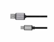 Kabel KRUGER & MATZ KM1241 Basic USB/USB mini 1m Black