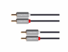 Kabel 2x Cinch konektor/2x Cinch konektor 1,8m KRUGER & M...
