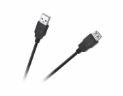 Kabel CABLETECH KPO4013-1.5 Eco-Line USB konektor/USB zdířka 1,5m Black