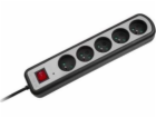 LechPol prodlužovací kabel proti přepětí, 5 zásuvek, 1,5 ...
