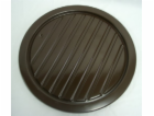 Kryt na dřez kulatý 39 cm hnědý