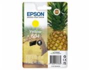 Epson 604 Singlepack - 2.4 ml - žlutá - originální - blistr s RF / akustickým alarmem - inkoustová cartridge - pro Expression Home XP-2200, 2205, 3200, 3205, 4200, 4205; WorkForce WF-2910, 2930, 2935,