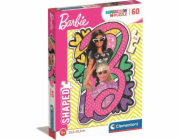 Puzzle 60 dílků ve tvaru Barbie