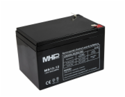 MHPower MS12-12 olověný akumulátor AGM 12V/12Ah, Faston F2 - 6,3mm