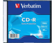 VERBATIM CD-R 700MB, 52x, slim case 1 ks