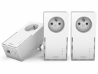 STRONG sada 3 adaptérů Powerline 1000 TRI FR/ 1000 Mbit/s...