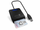 CONNECT IT USB čtečka eObčanek a čipových karet, ČERNÁ