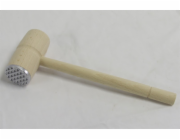 Palička na maso dřevěná s kovovým koncem