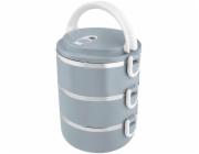 Jídlonosič termo 3 dílný (3x500 ml) modrý