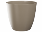 Obal na květináč 21 cm taupe Ella lesklý