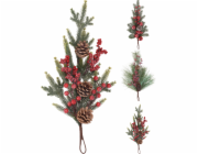 Větev Vánoční dekorační závěsná 42 cm