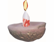 Svíčka plovoucí 3 ks ořech