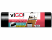 Pytel na odpadky 35 l/50 ks černé Vigo