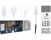 Dekorace Vánoční zahradní LED 5 ks vnitřní i venkovní