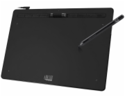 Adesso CYBERTABLET K12/ grafický tablet 12” x 7”/ 8192 urovní tlaku/ 8 programovatelných tlačítek/ scroll koliesko/ USB-