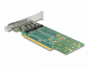 Delock Karta PCI Express 4.0 x16 na 4 x interní M.2 Key M 110 mm NVMe - rozvětvení - Low Profile