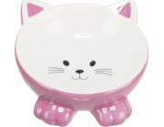 Trixie keramická mísa, pro kočku, ve tvaru kočky, různé barvy, 0,15 l/o 14 cm, vysoká