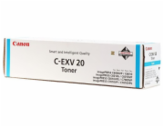 Canon originální  TONER CEXV20 CYAN IP C7000VP/C7010VP/C6000VP/C6010VP 35 000 stran A4 (5%)