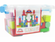 Tupiko Barevné dřevěné bloky - Malý kontejner 53EL. (Tupi0374)