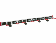 Wolfcraft BRUNS SB7.4.100 sada držáků na nářadí - 7 držáků na nářadí 4 háčky na nářadí 1 vodicí lišta dlouhá 100 cm