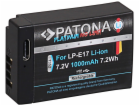 PATONA baterie pro foto Canon LP-E17 1000mAh Li-Ion Plati...