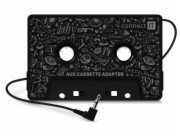 CONNECT IT AUX kazetový adaptér, 3,5 mm jack, ČERNÁ