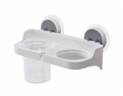 Držák koupelnový s kelímkem, závěsný plast